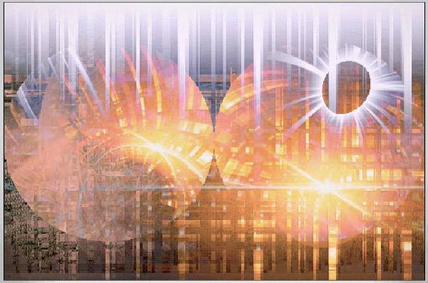 Polarizations - an art work by T Newfields created in Nov. 2001