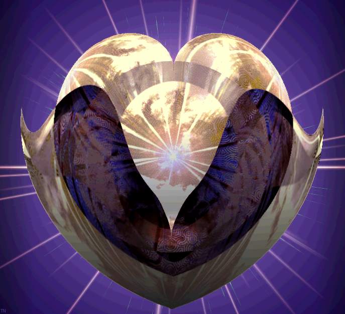 Heart Rotundities - an art work by T Newfields