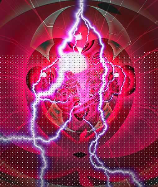 Shock Therapy / Thrapie de Choc / Terapia del Choque / Schlag-Therapie - an art work by T Newfields created in Nov. 2001